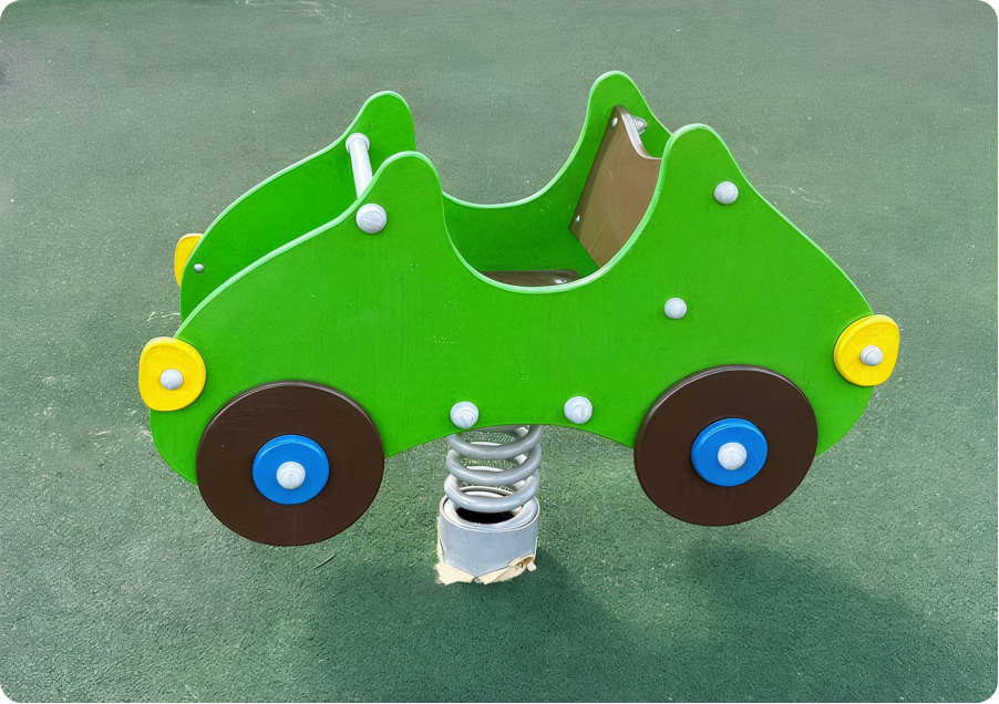  Качалка на 1 пружине «Машинка»