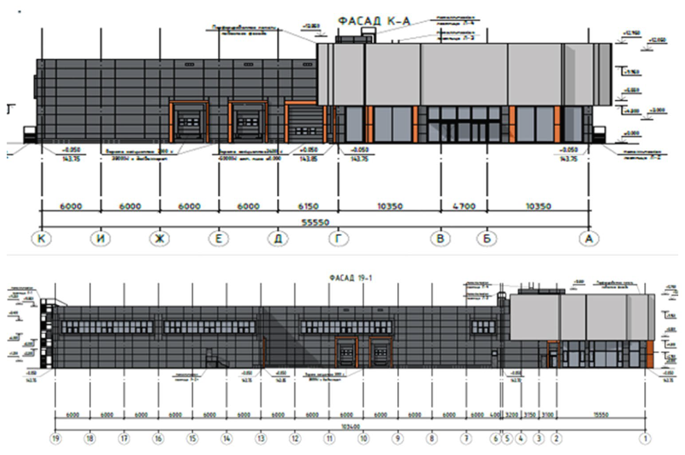 Склад мебельной фурнитуры с административно-бытовым комплексом АО «Фиера»