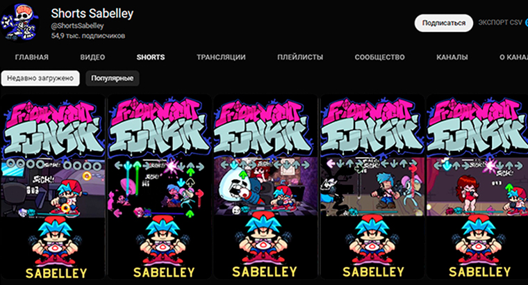 Продвижение через Shorts