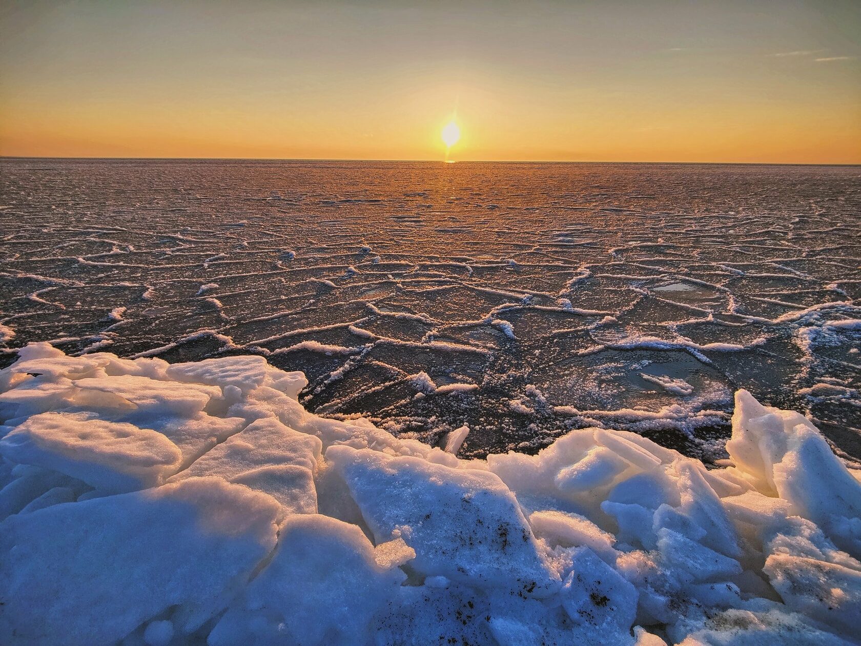 Азовское море лед 2022