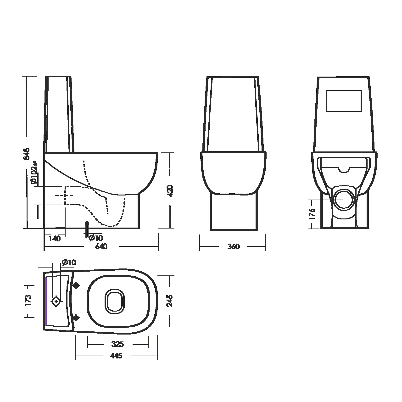 Infinity mono DM унитаз-компакт