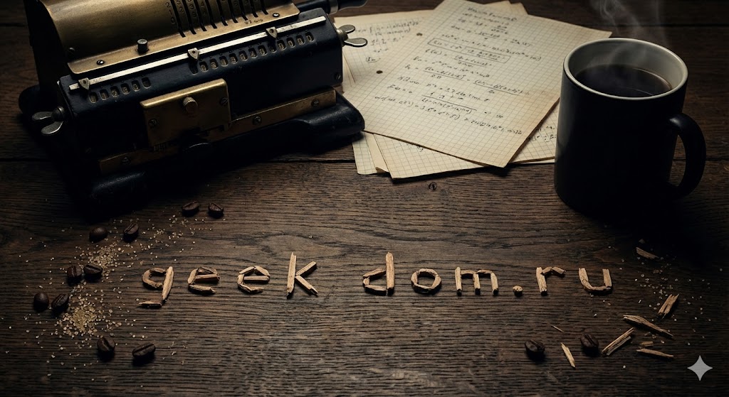 Рабочий стол математика с вычислениями и кофе