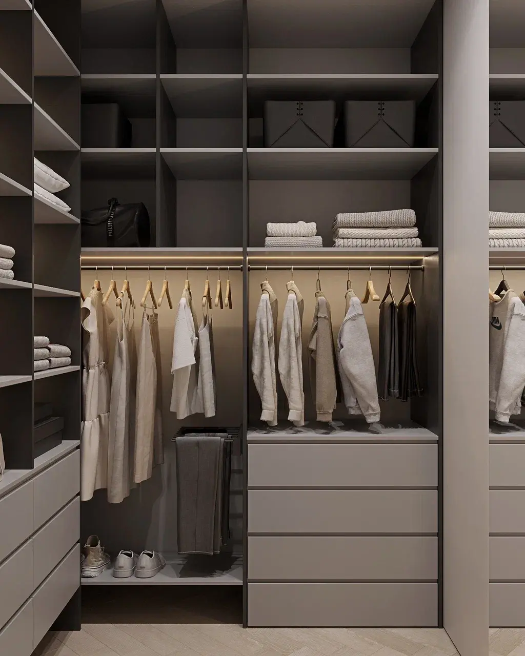 3 окна в гостиной в новом ЖК