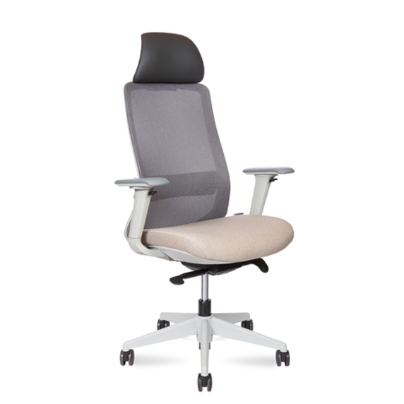 Рабочее кресло Сomo grey beige.