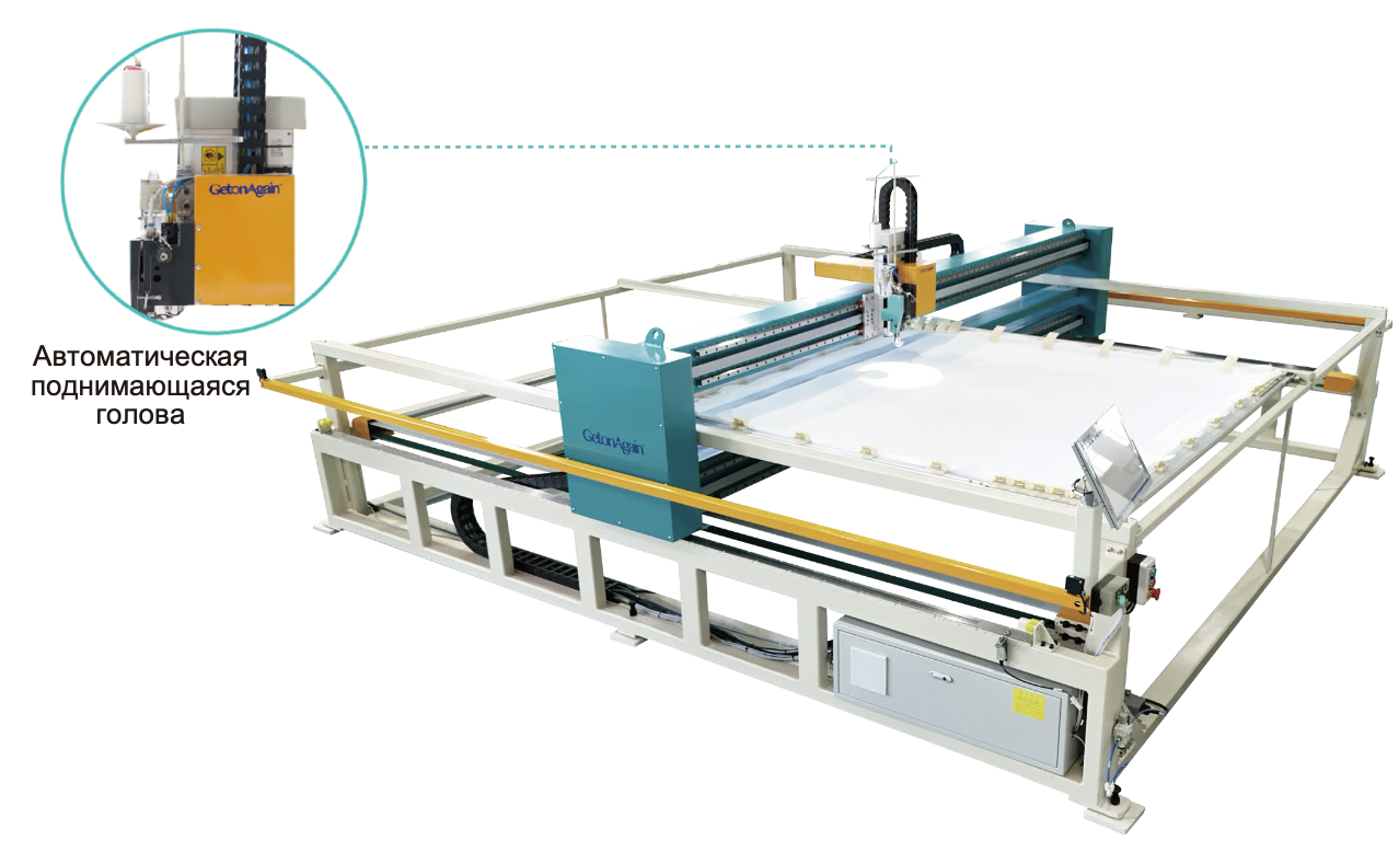 Single needle quilting machine — общий вид