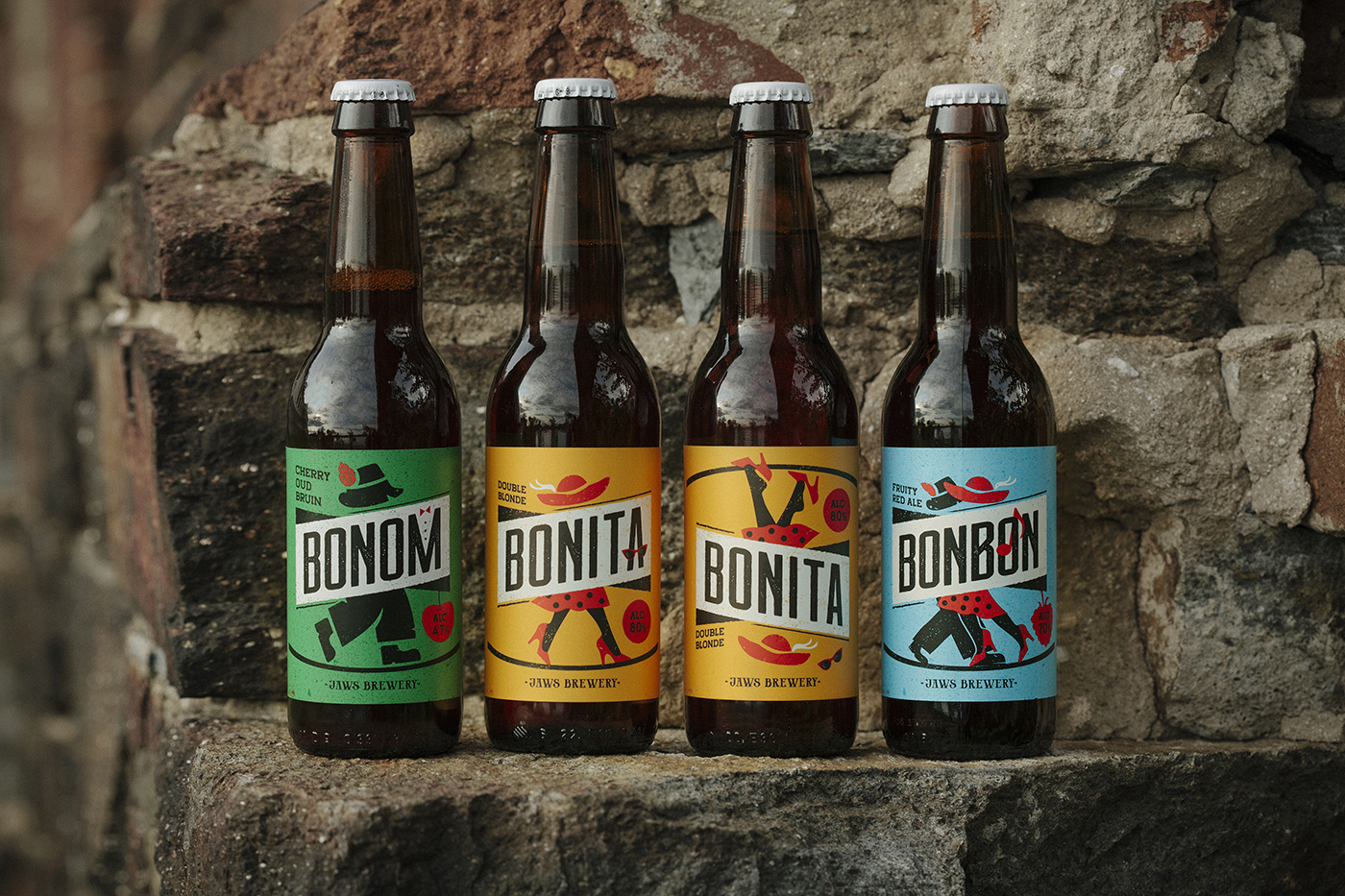 Bonomita — дизайн серии этикеток