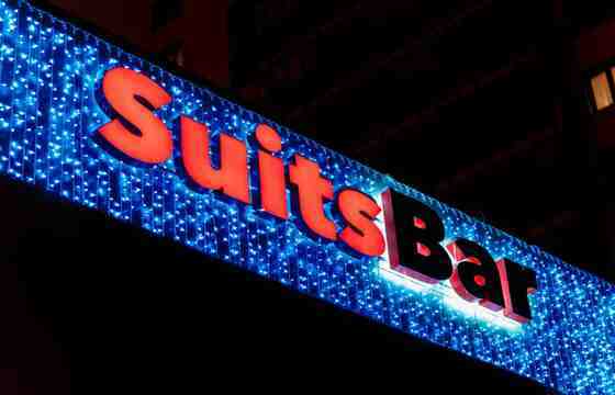 Объемные буквы для бара