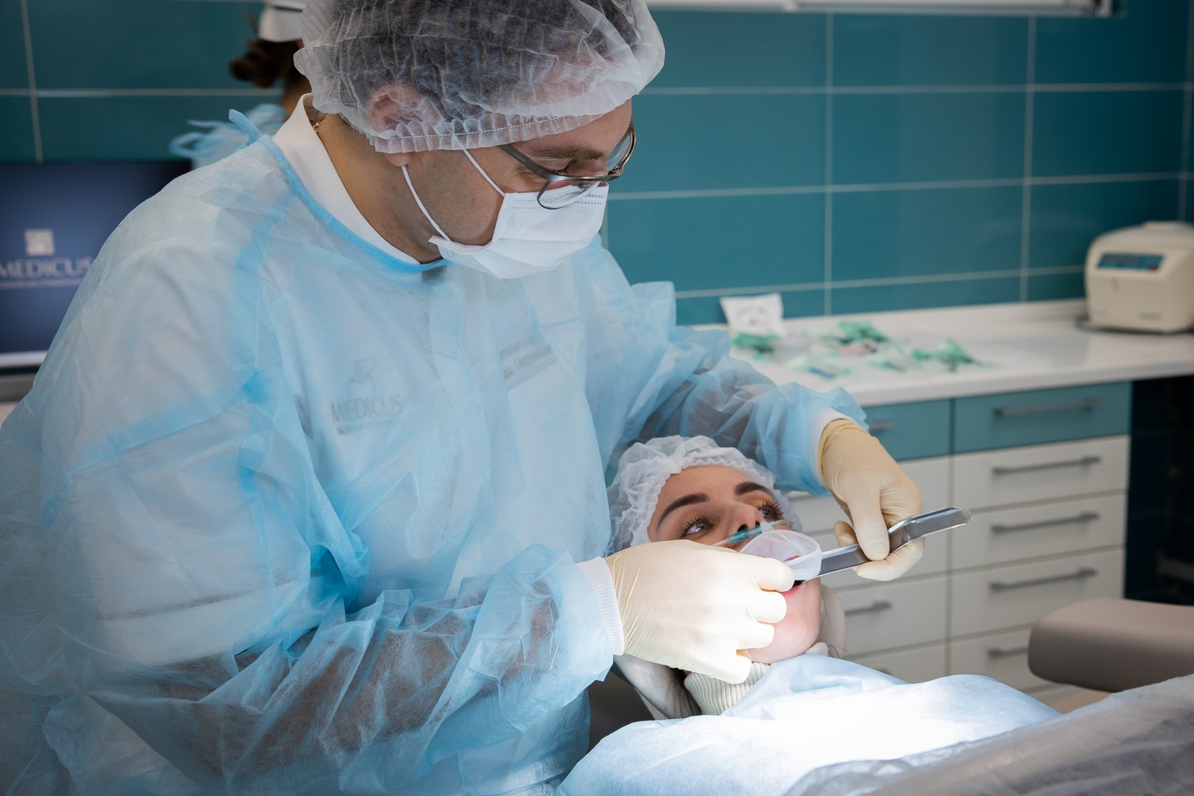 Фотография приёма из архива MEDICUS