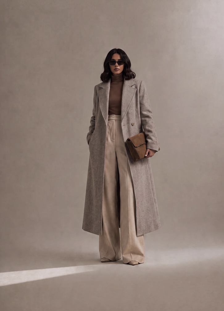 Beige collection look