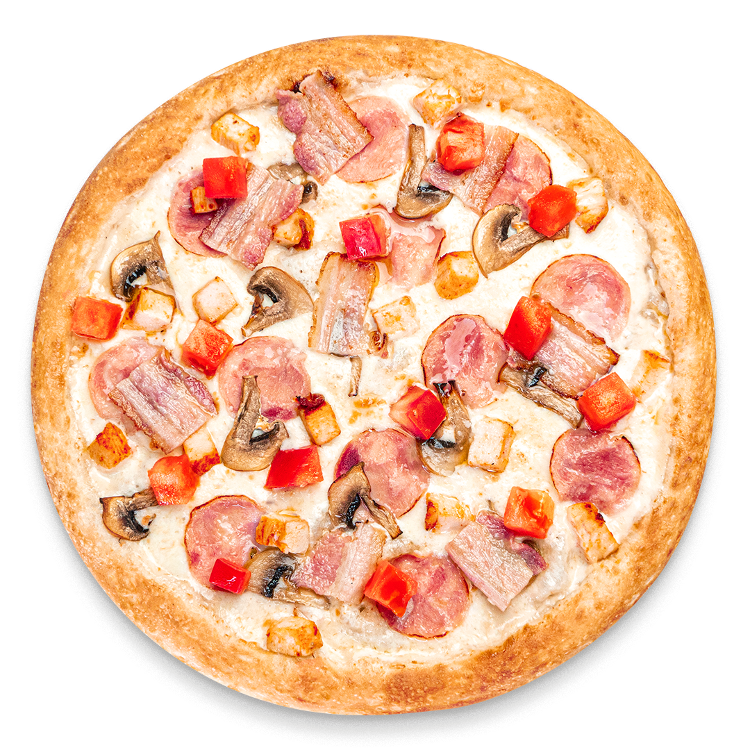 рецепт пиццы с беконом и ветчиной фото 14