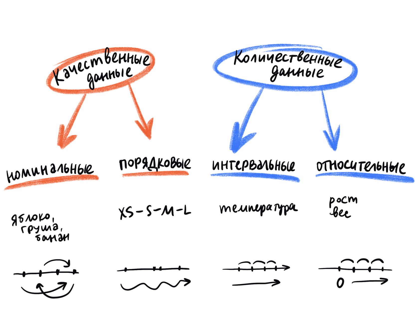 Виды данных на компьютере