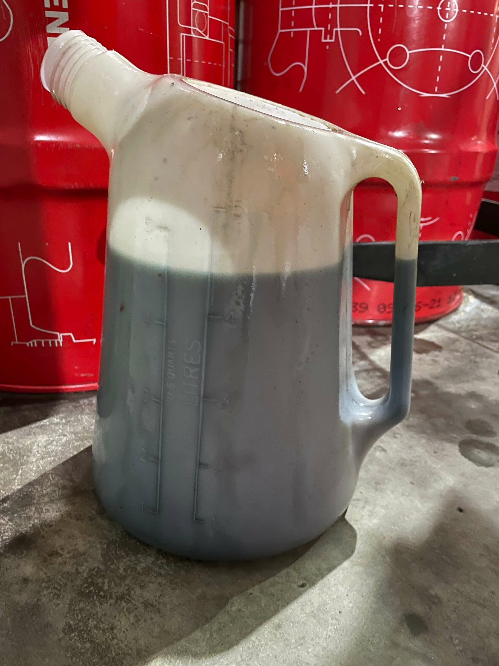 Состояние масла Mercedes W204