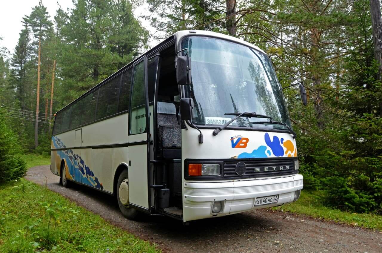 Setra s215 салон