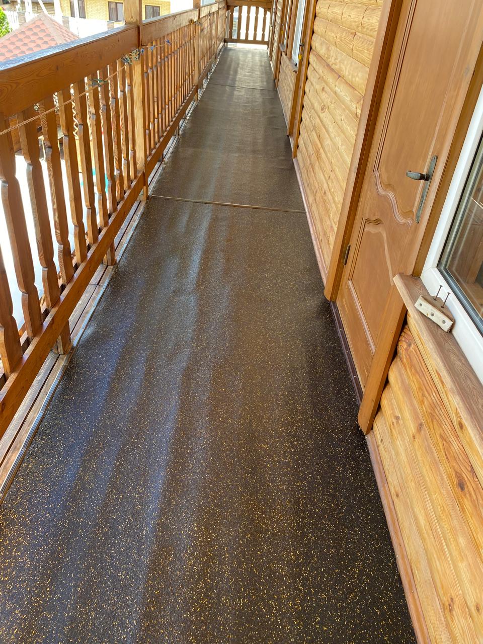 резиновый пол для балкона