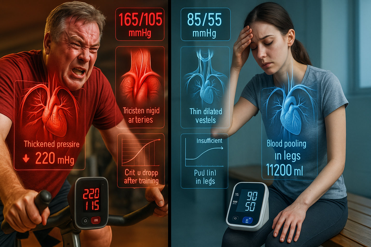 Артериальная гипертензия и гипотензия: как исходное давление влияет на реакцию