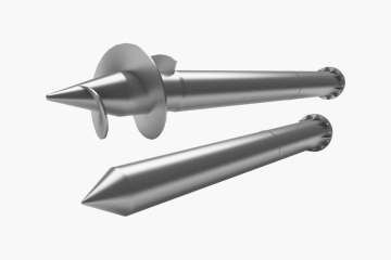 Титановые сваи конусные и винтовые