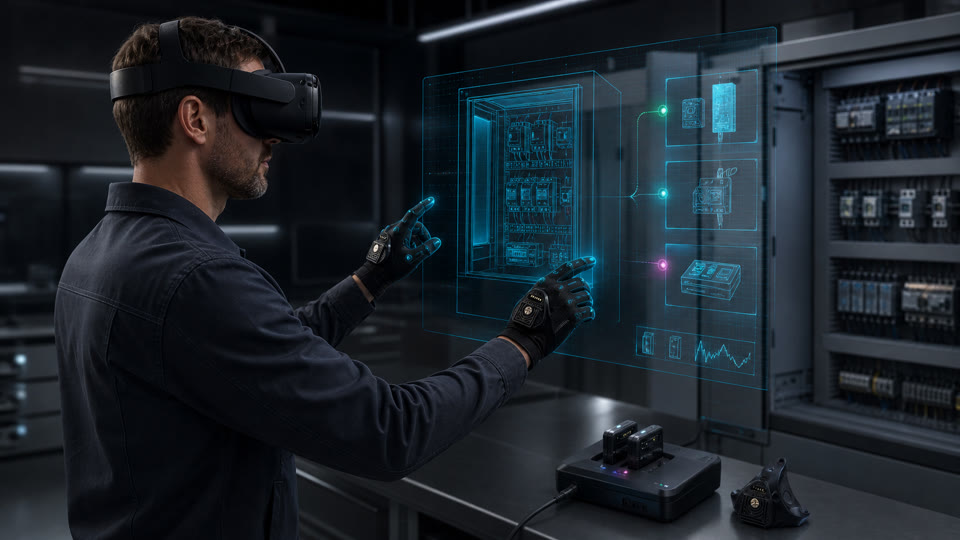 Промышленный VR-тренажёр с естественным взаимодействием руками
