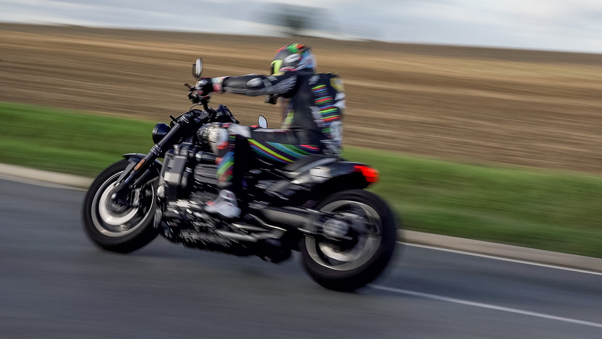 Triumph Rocket 3 c компрессором на 300 л.с.