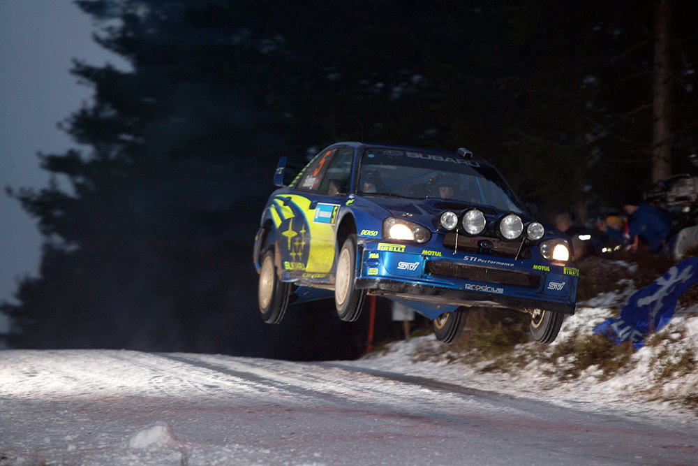 Петтер Сольберг и Фил Миллз, Subaru Impreza S10 WRC '04 (WT53 SRT), ралли Швеция 2005