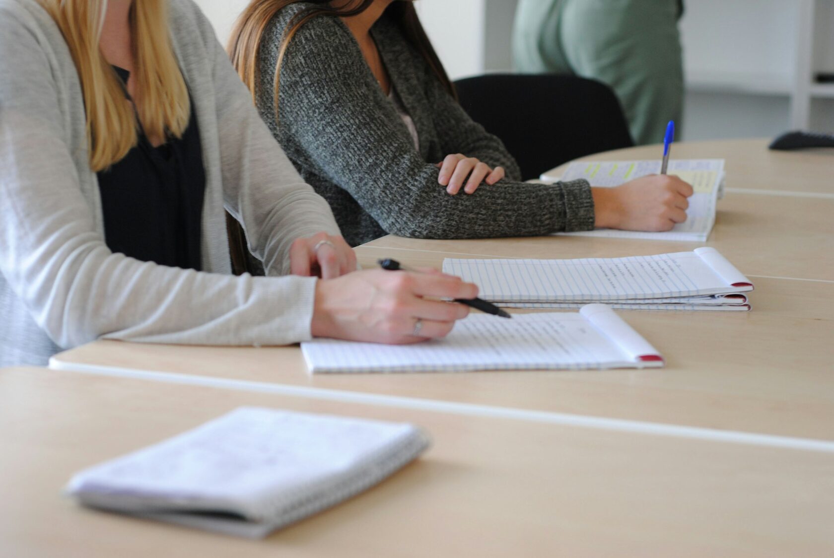 Adult students in classroom