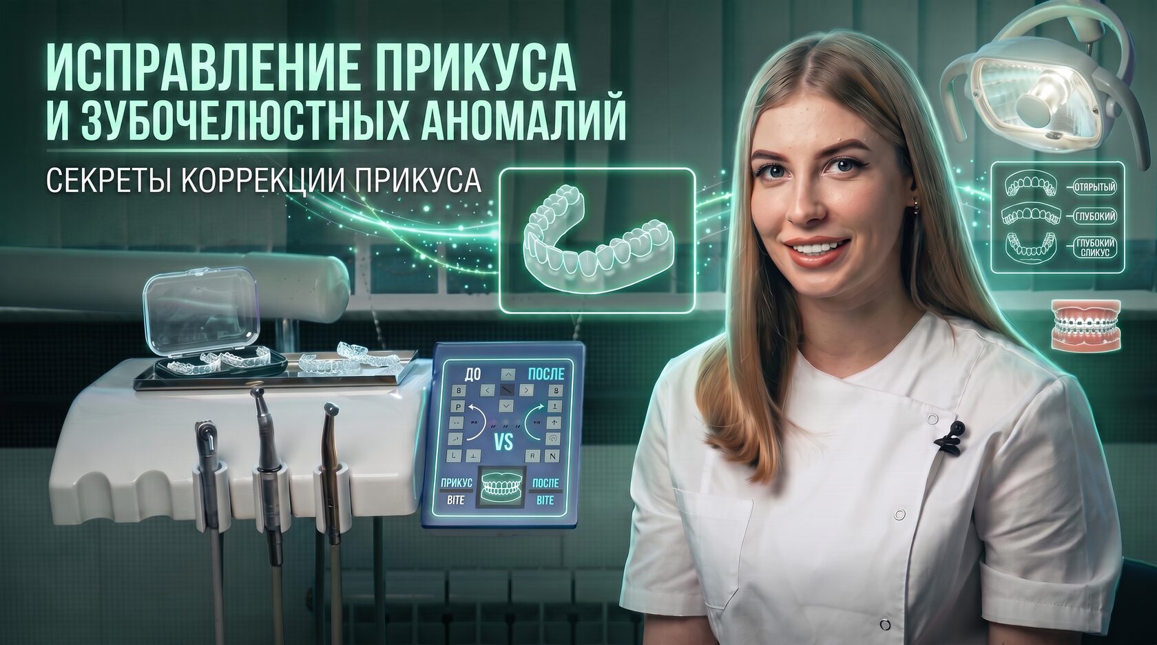 Исправление прикуса и зубочелюстных аномалий