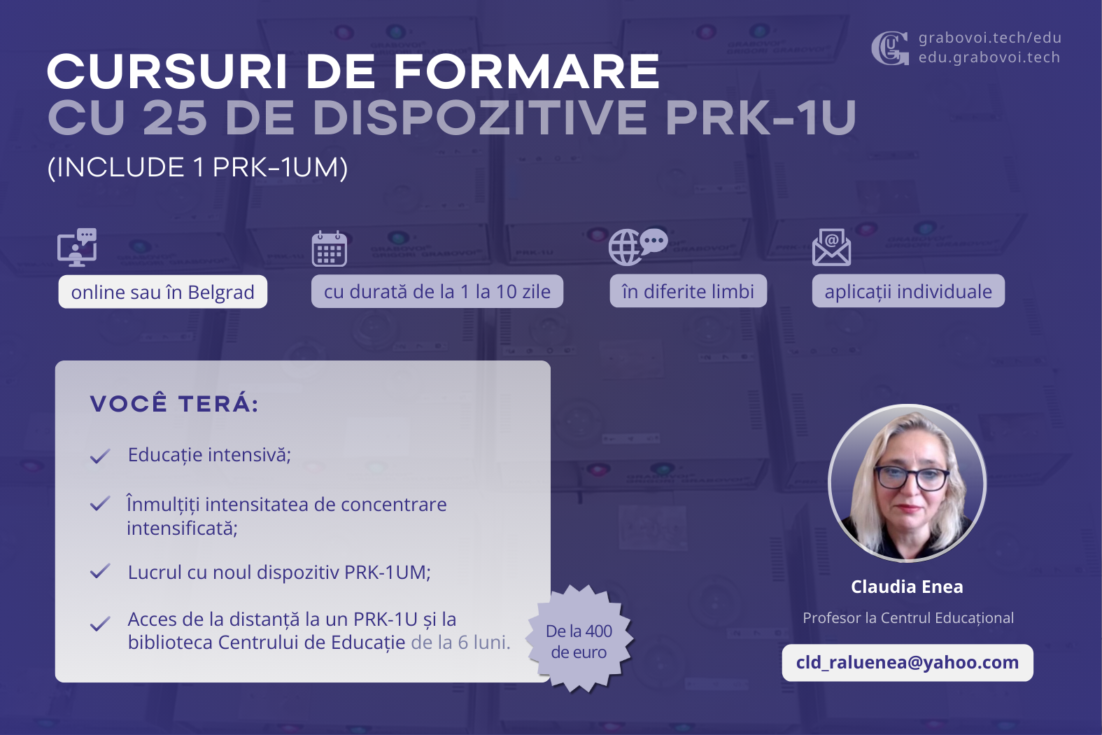 Cursurile de formare cu 25 PRK-1U Claudia Enea