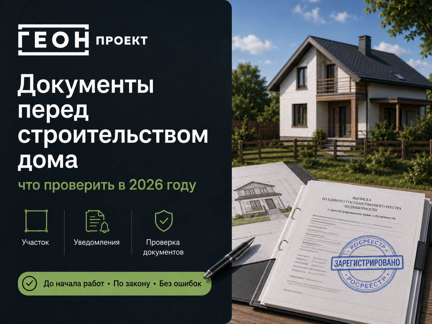Документы перед строительством частного дома в 2026 году