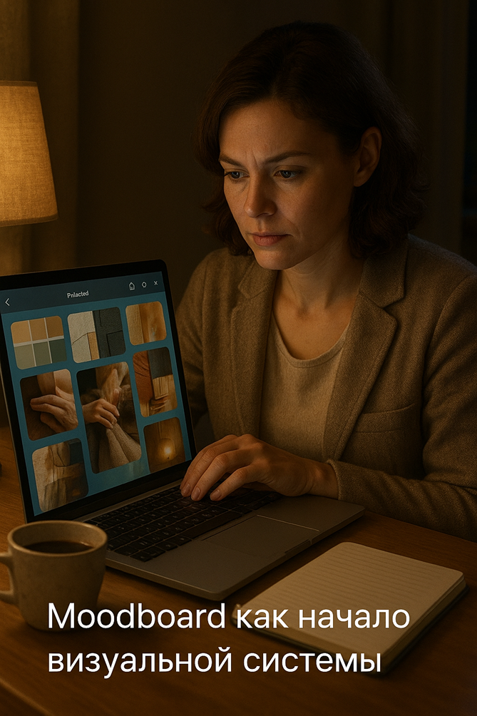 Психолог moodboard для контента: как визуал строит доверие и приводит клиентов