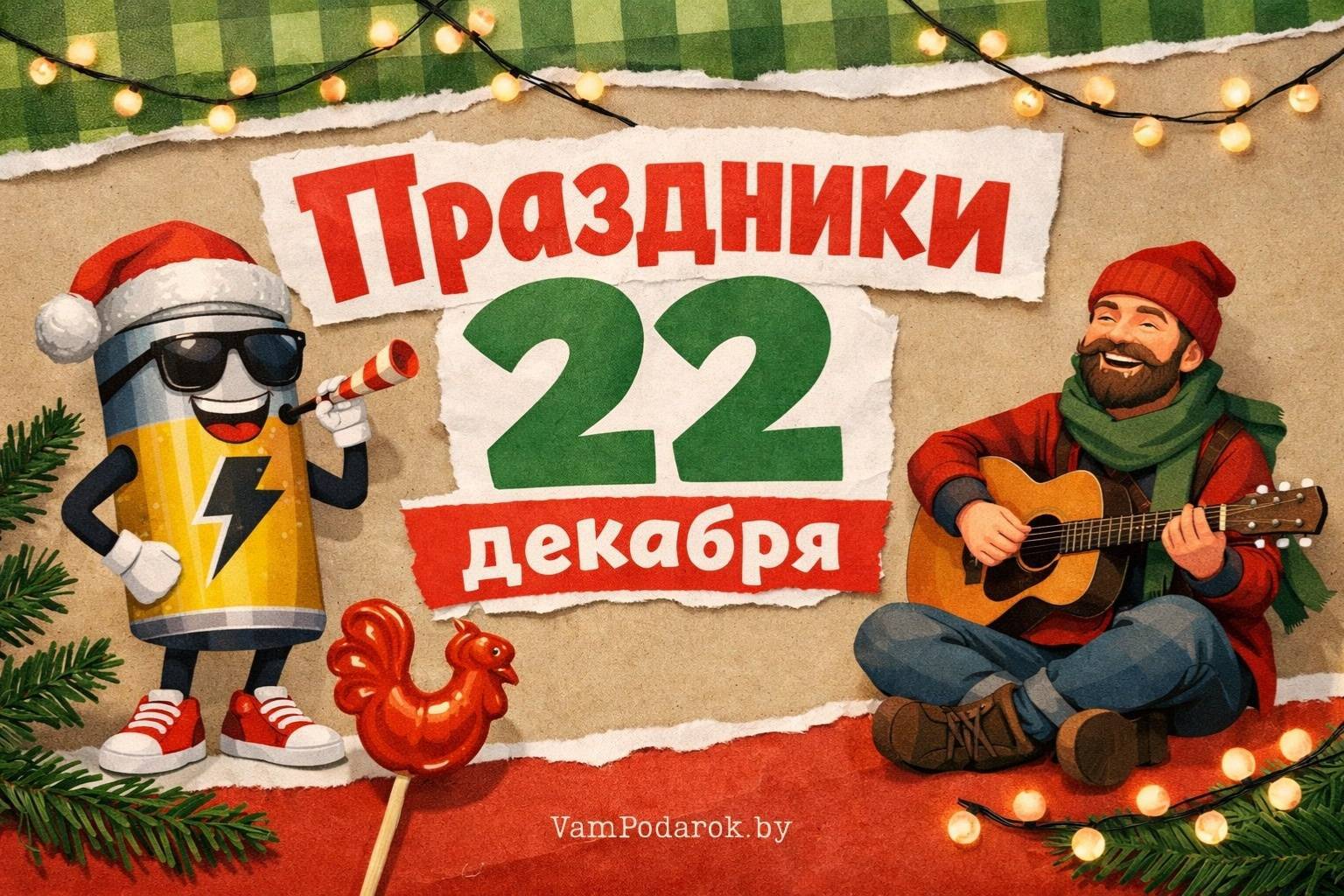 Праздники 22 декабря 2025 года – открытки и картинки