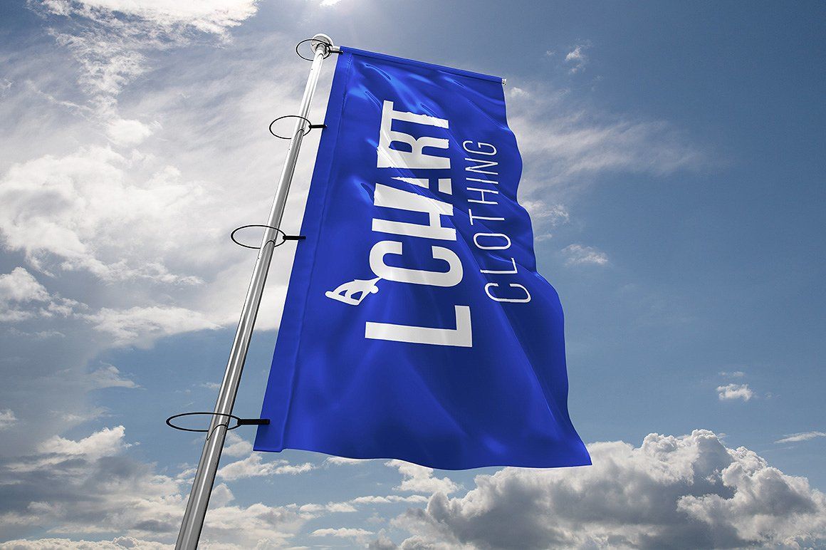 вс групп. ооо ws-империя. вс. флагшток мокап. рекламное агентство екатеринбург.