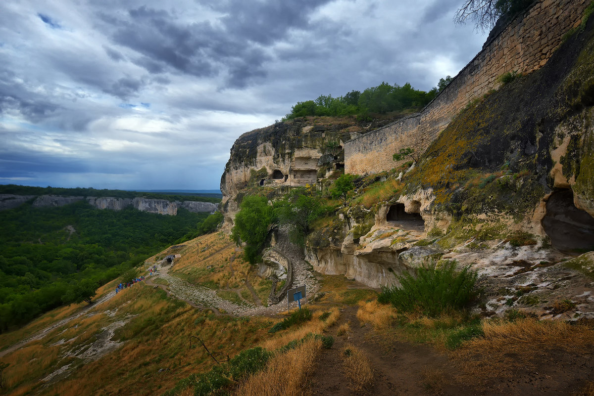 Чуфут кале пещерный город фото