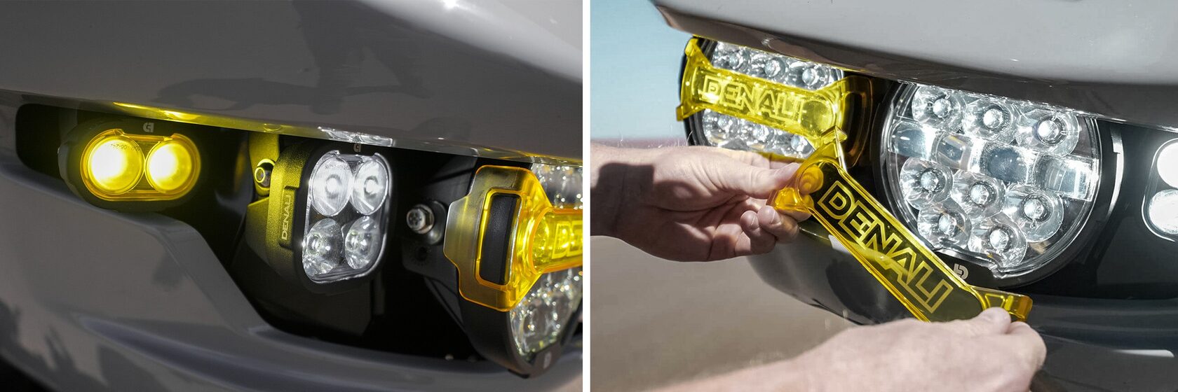 Full Deck Headlight Kit with Denali Lighting for '24+ Harley-Davidson Road Glide by Kraus Motor Co