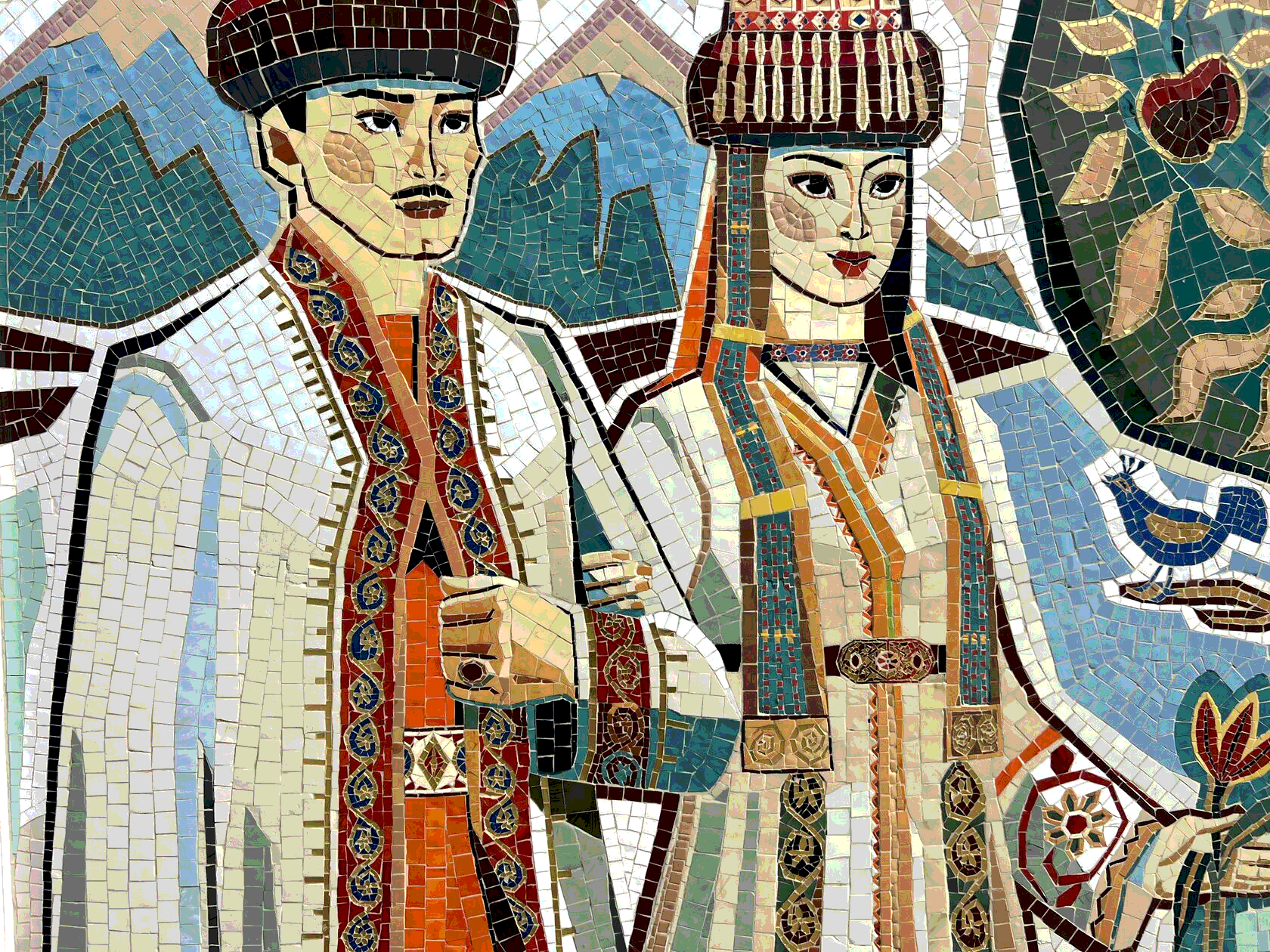 Панно для Алматы, Казахстан