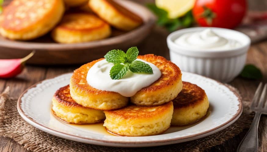 Сырники из творога с манкой и изюмом в духовке