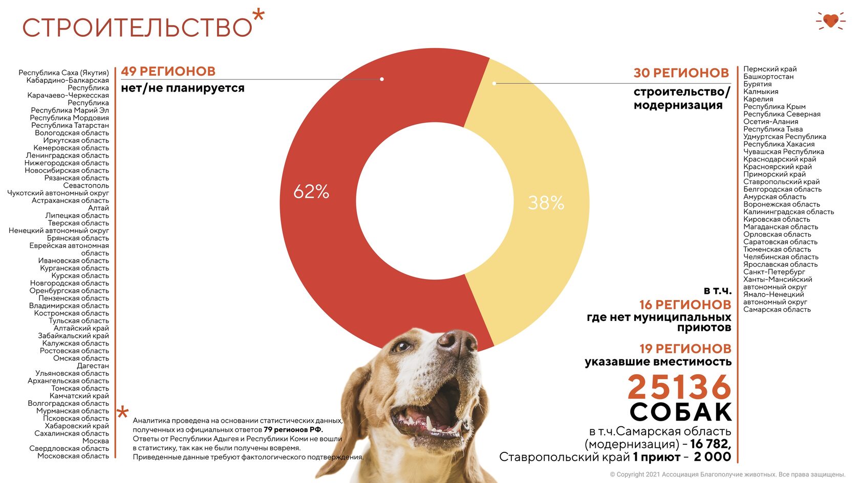 Статистика мониторинга численности безнадзорных животных