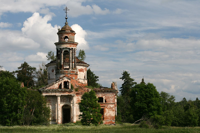 Вертково Клинский район деревянная Церковь