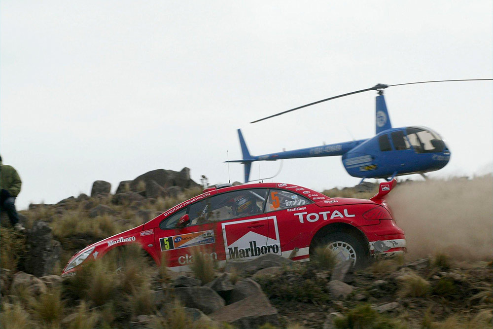 Маркус Гронхольм и Тимо Раутиайнен, Peugeot 307 WRC (962 PRV 75), ралли Аргентина 2004