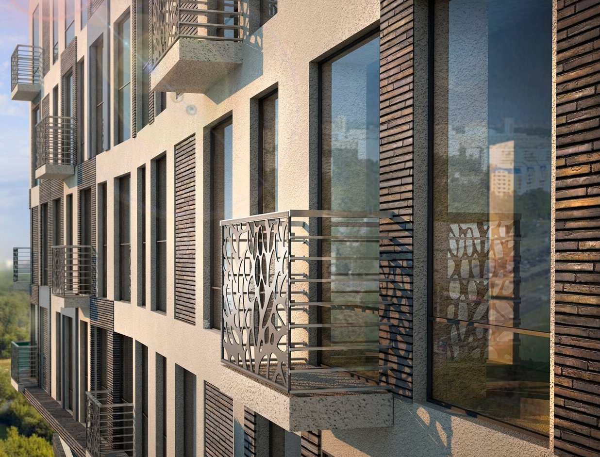 Ограждение балкона из стекла фото