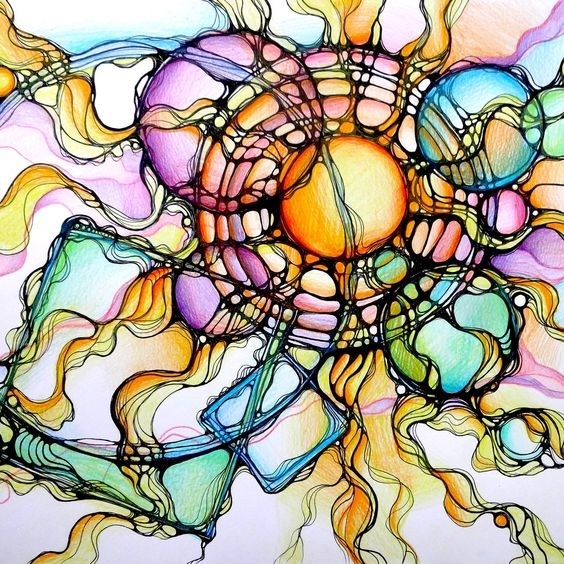 Мастер-класс по Нейрографике в Москве мастер-класс в арт-студии "Палитра"