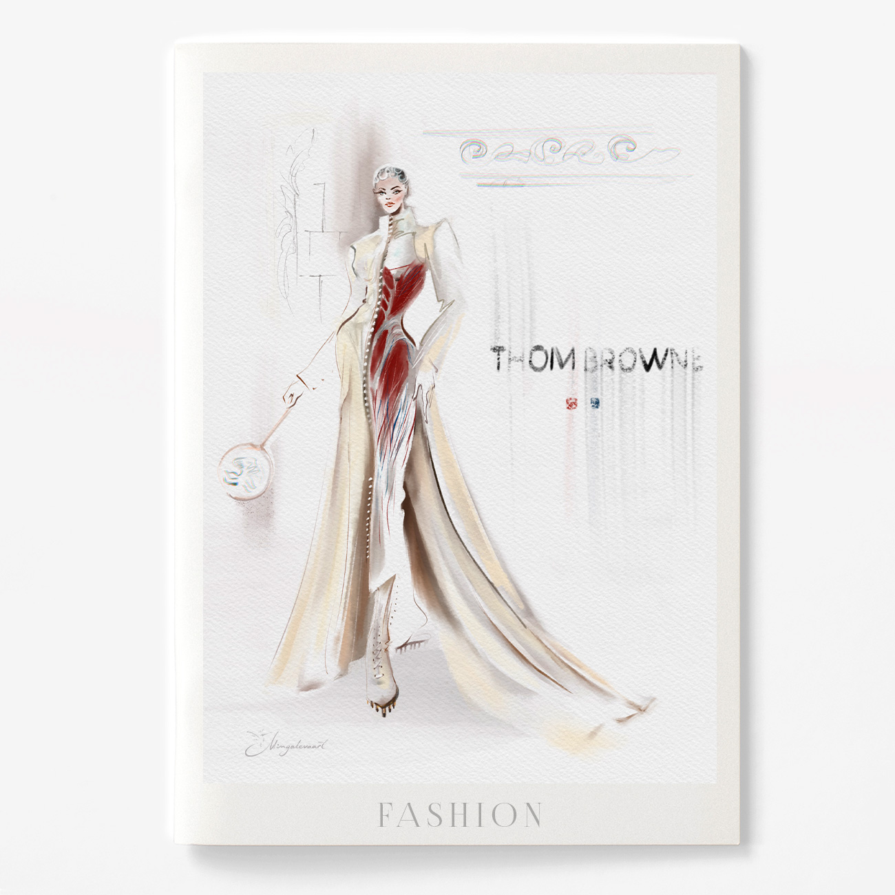  Фэшн-иллюстрация, Fashion-illustrator, mingalevaart, Анна Мингалёва