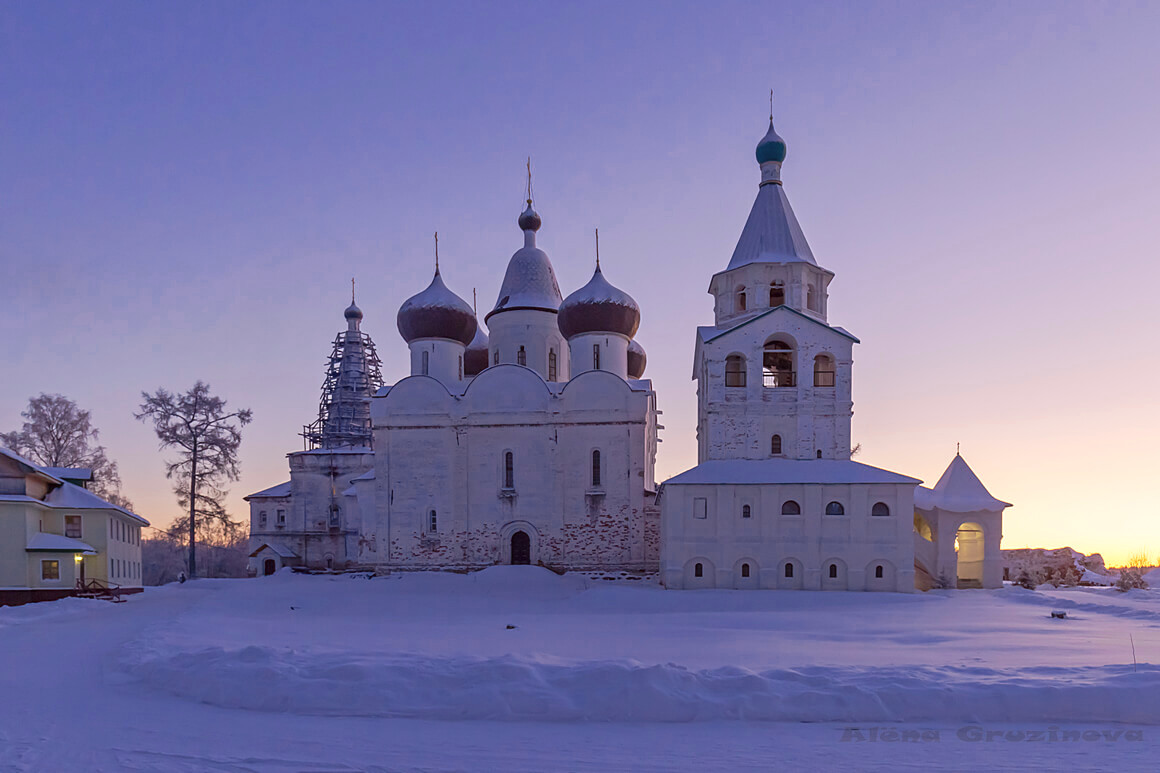 Северная Двина Архангельск зимой