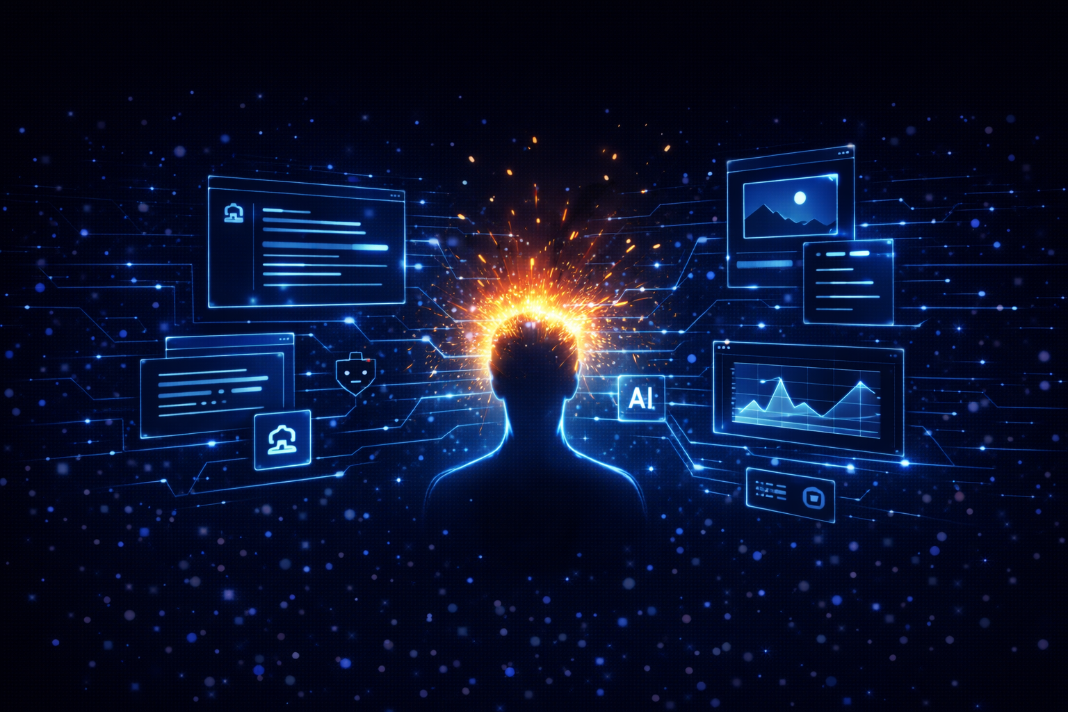 AI brain fry и перегрузка от множества ИИ-инструментов