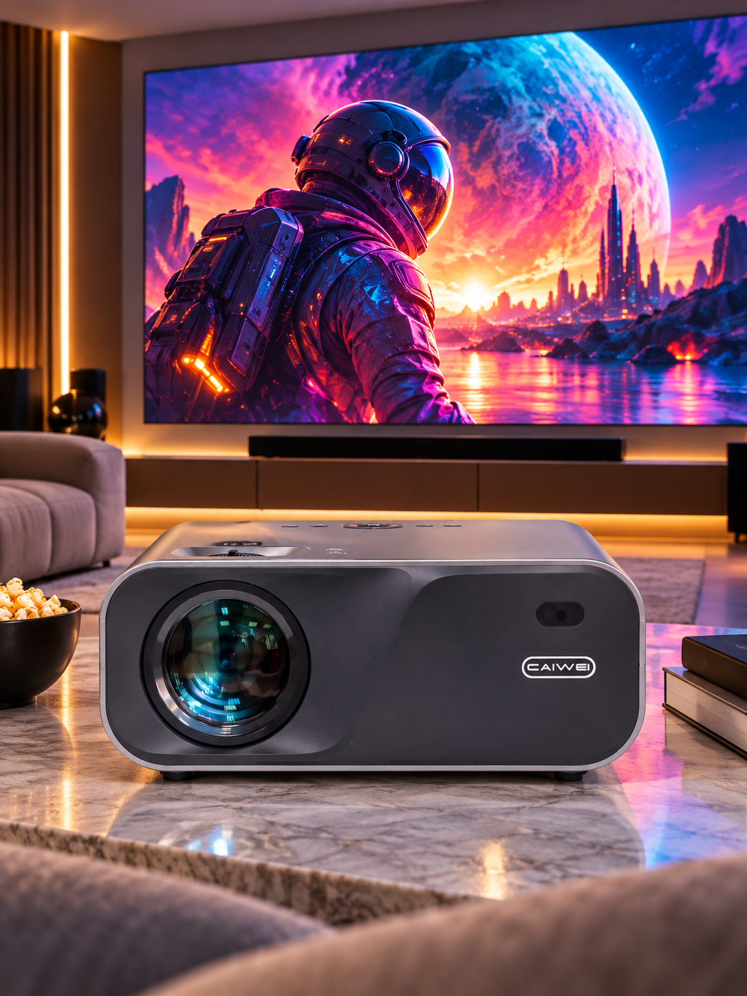 Проектор CAIWEI LED-330A Full HD для фильмов и сериалов на большом экране