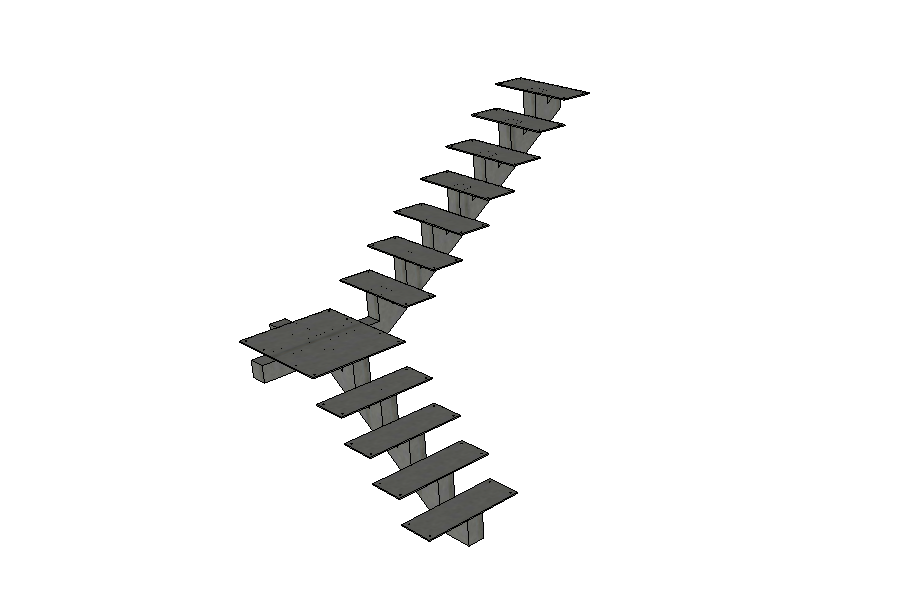 лестница забежные ступени