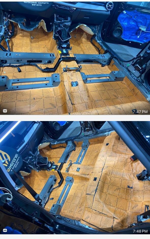 Как сделана шумоизоляция в автомобиле — фото