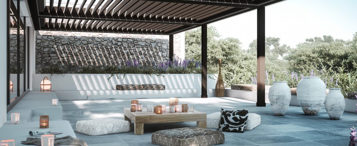 "Архитектурный проект террасы и навеса в частном доме в Крыму от студии Elitterra"