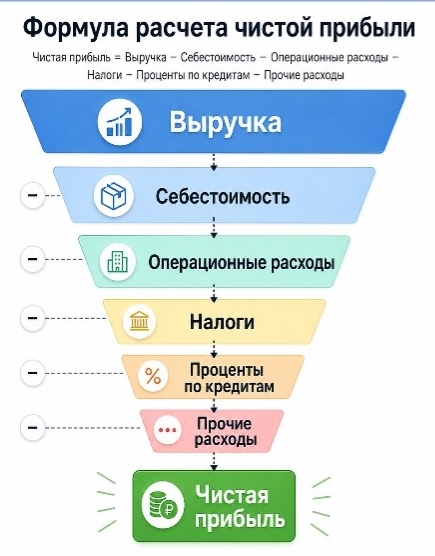 Как считать чистую прибыль без самообмана: простая формула и частые ошибки в расчетах, изображение №2