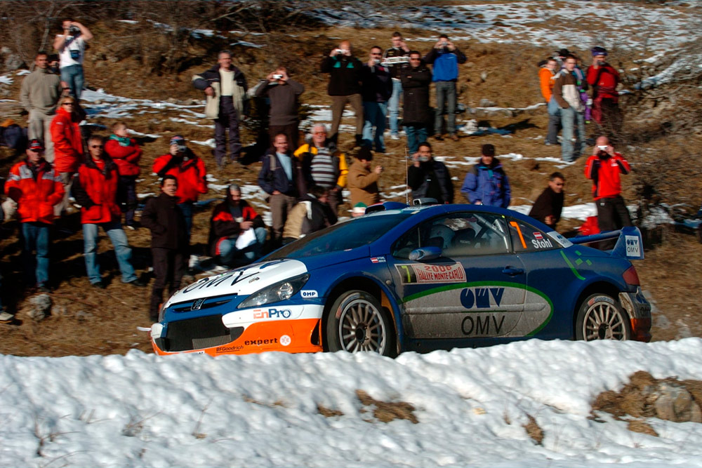 Манфред Штоль и Илка Майнор, Peugeot 307 WRC (274 PWX 75), ралли Монте-Карло 2006/Фото: Sutton Images