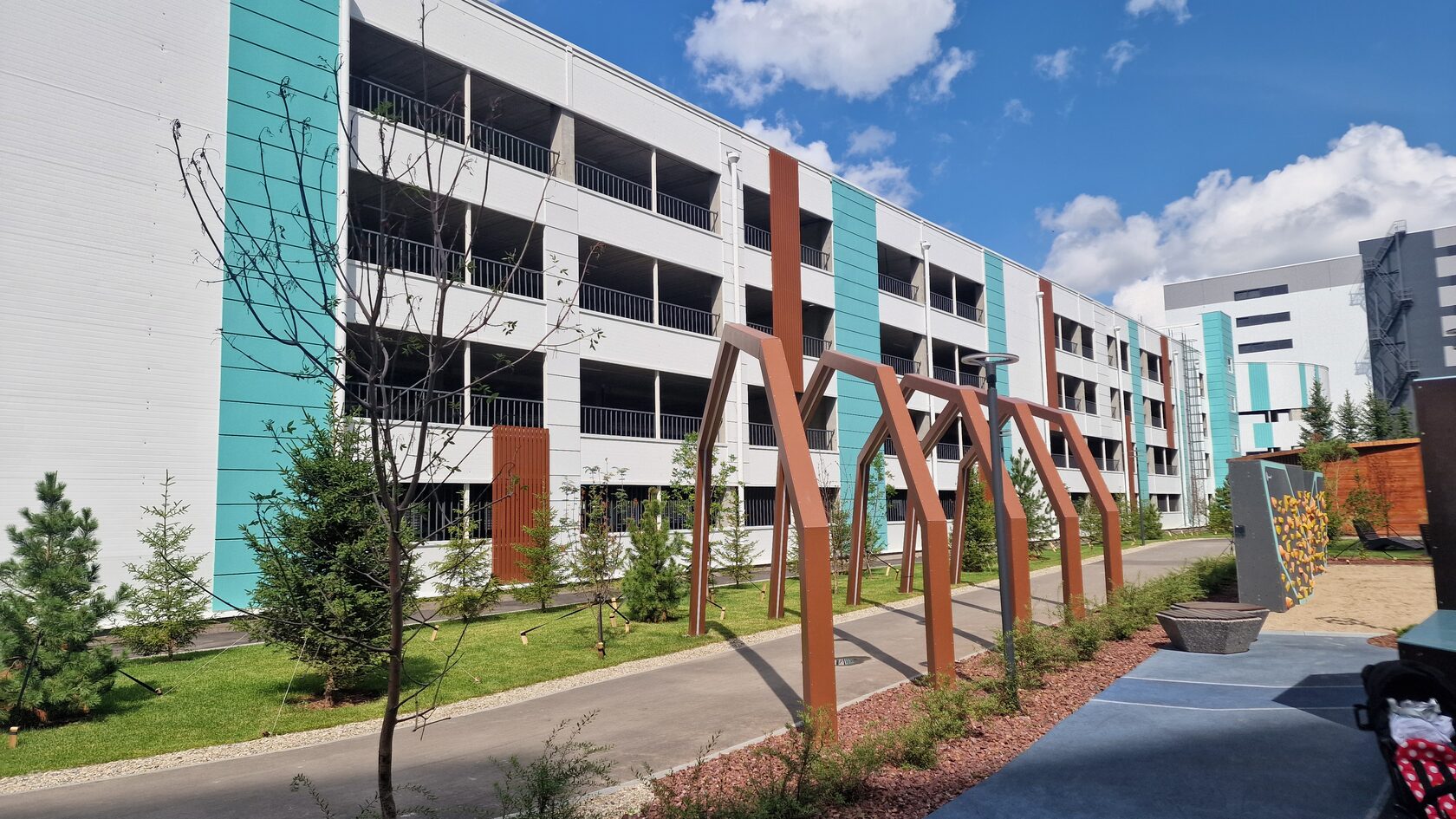 Фасад парковки