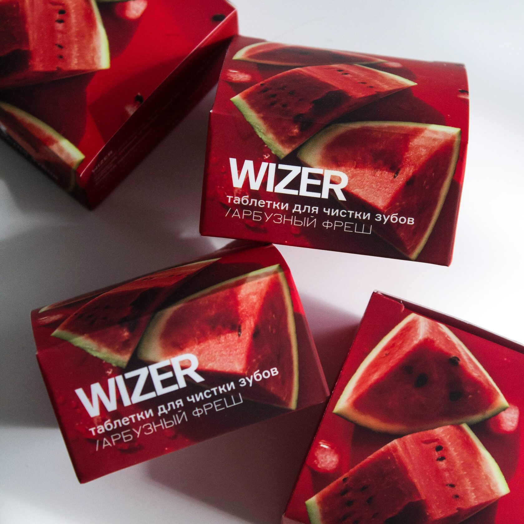Зубная паста в таблетках Wizer "Арбузный фреш"
